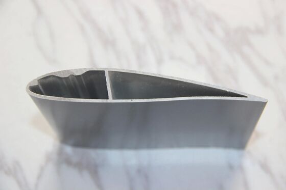 Electrophoresis Anti Scratch Aluminum Hvls Fan Blade Profile Industrial Fan Blade Profile