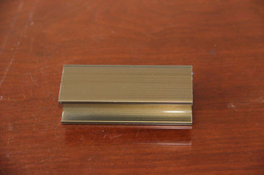 Vierkante Aluminiumuitdrijvingen/Aluminiumlegering 6061 Profiel met Gouden, Zilveren Kleur