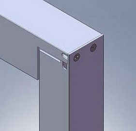 Poetste schroef Gezamenlijke Legering 6063 het Kader van het Aluminiumzonnepaneel, Staal Uitgedreven Aluminiumprofiel op