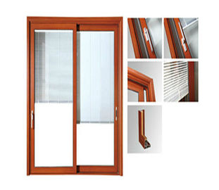 De poeder de Geschilderde Schuifdeuren van het Aluminiumglas/Uitdrijvingen van het Aluminiumraamkozijn