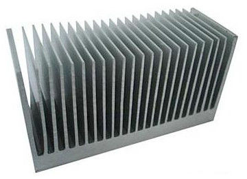 Fluorocarbon Uitdrijving Heatsink van het Poeder de Nevel Met een laag bedekte Aluminium voor Aluminiumradiator