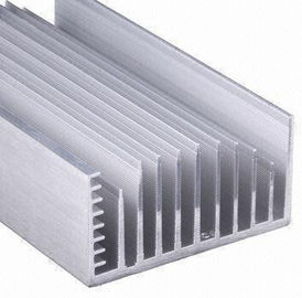 Ontruim Geanodiseerde 6063-T5-Aluminium de LEIDENE Uitdrijvingsprofielen van Heatsink met het Onttrekken, het Stempelen
