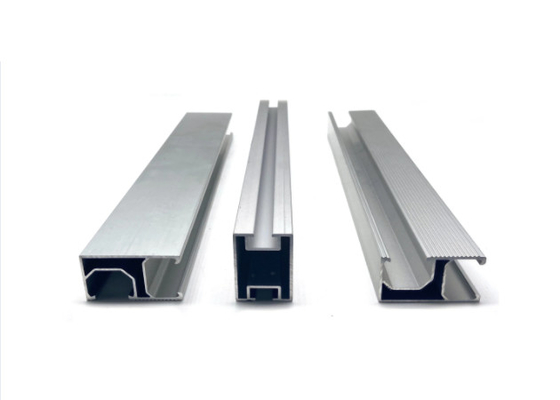 Het geanodiseerde Industriële Spoor van het Aluminiumprofiel voor Zonne Opzettend Systeem