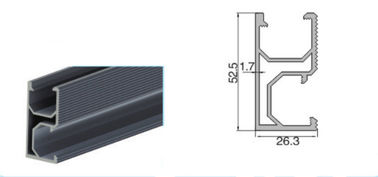 Aluminiumzonnepaneel het Opzetten Spoor/Zonne Opzettende Systemen die Las voor woon opzetten