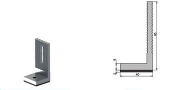 L Voet Zonne Opzettende Systemen met Frameless/Ontworpen Zonnepaneel, met Schroef/Bout