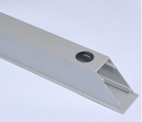 De bouw van Zilveren Geanodiseerde Aluminium Rechthoekige Buis met CNC Diepe Verwerking