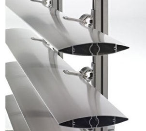 De Uitdrijvingsprofielen van aluminiumzonneblinden/Bladen van de de Windturbine van de Aluminiumuitdrijving de Verticale