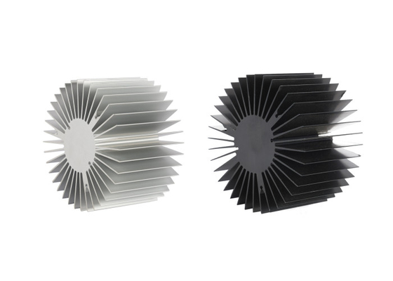 ISO9001 Aluminium Heatsink Extrusion Profiles Polieren voor snelle hitteverspilling