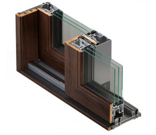 Aangepaste de Uitdrijvingsprofielen van het Aluminiumvenster voor Openslaand raam
