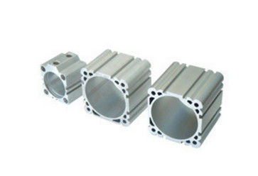 Zilverachtig Geanodiseerd Industrieel Aluminiumprofiel/Cilinder Shell met ISO9001: 2008 Verklaard