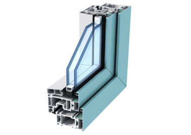 De geanodiseerde Uitdrijvingen van de Aluminiumdeur/het Dubbele Laag Aangemaakte Glasaluminium Structurele Ontwerpen