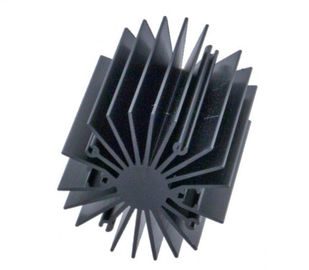 Het zwarte Anodiseren de Profielen van Aluminiumheatsink/Heatsink-Profielen voor Geleid Licht