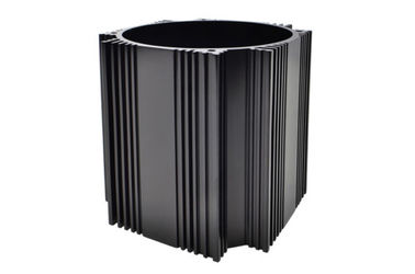 van de Cilindershell van het douane Zwarte Geanodiseerde Aluminium het Aluminiumcilinder ISO9000