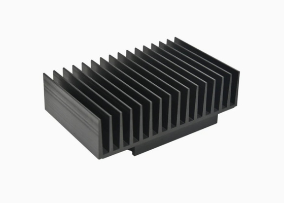 Helderzwart geanodiseerd geëxtrudeerd warmteafvoeringsapparaat voor industriële aluminiumprofielen 6063-T5