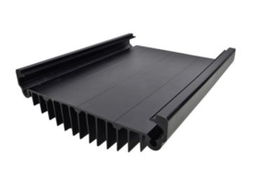 Zwarte Geanodiseerde Aluminiumuitdrijvingen voor Elektronika/Elektrodekking