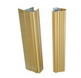 um 10 anodiseerde 6063 t5 Uitgedreven Aluminiumprofielen voor Schuifdeuren Licht/Donker Titanium