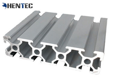 T - Van het de Uitdrijvingsprofiel van het groef de Industriële Aluminium Behandeling van Suface Zilverachtige Geanodiseerde