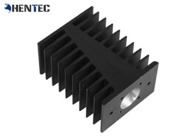 De zwarte Kleur anodiseerde Industrieel Aluminiumprofielen Aangepast Aluminium Heatsink
