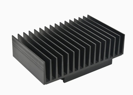 High Power Audio Heat Sink Extrusion Profiles in aluminium met een afgeronde oppervlaktebehandeling