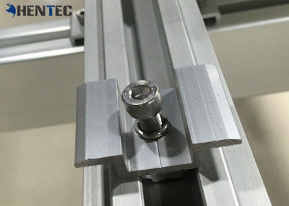 Mid Clamp Solar Roof Mounting Kits Aangepaste aluminium extrusies met snijden / boren