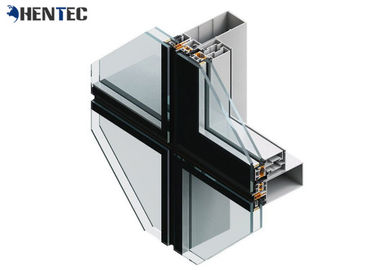 Het poeder Geschilderde Profiel van de AluminiumGordijngevel, het Profiel van de Aluminiumuitdrijving