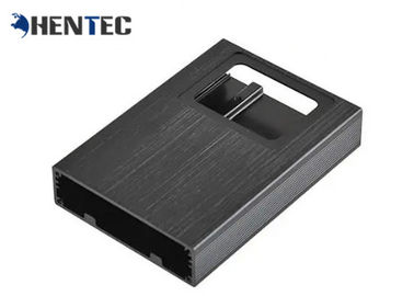 Zwart Geanodiseerd Aluminium Shell/het Uitgedreven Vakje van het Aluminiumproject voor Elektronika