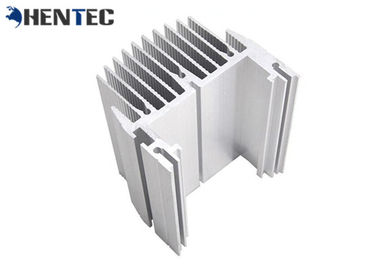 Aluminiumradiator/Aluminium Geanodiseerde het Zilver van de Uitdrijvingsprofielen van Heatsink