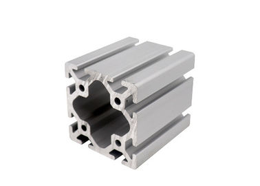 Zilverachtig Geanodiseerd Industrieel Aluminiumprofiel V Groef Uitgedreven Aluminiumvormen
