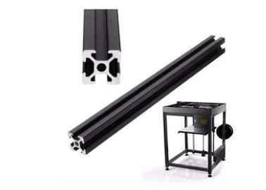 Zilverachtig/Zwart Geanodiseerd T Gevormd Met een laag bedekt de Profielenpoeder van de Aluminiumuitdrijving