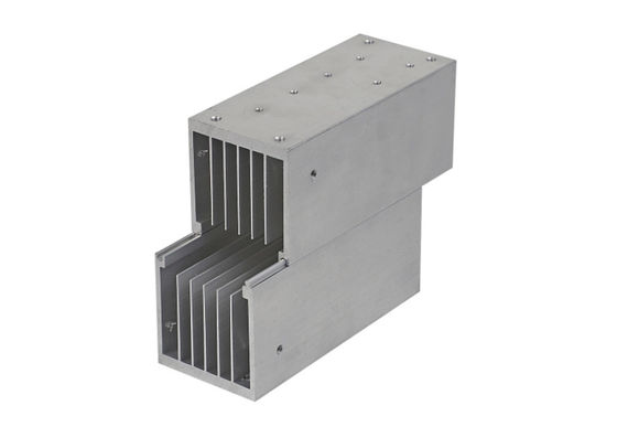 Grey Anodized 6063 Legering Uitgedreven Aluminium Heatsink