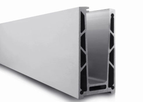 Regelbare van het het Kanaalglas van Glasu Geanodiseerde het Aluminiumprofielen 6061 Balustrades
