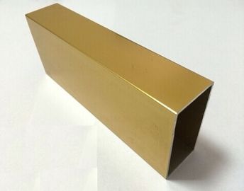 De gouden Geanodiseerde Profielen van de Aluminiumuitdrijving voor Glijdende Aluminiumvensters