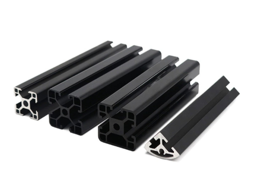 T6 van het het Profielsysteem 40X40 van het Buialuminium het Geanodiseerde het Malen Groef Buigende Snijden