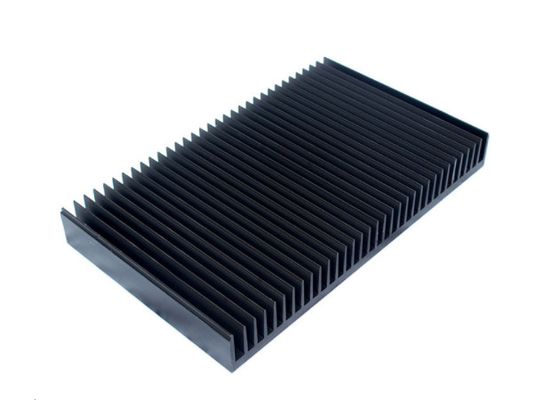 Zwarte Geanodiseerde de Uitdrijvingsprofielen T66 van Aluminiumheatsink met het Gebeëindigde Machinaal bewerken